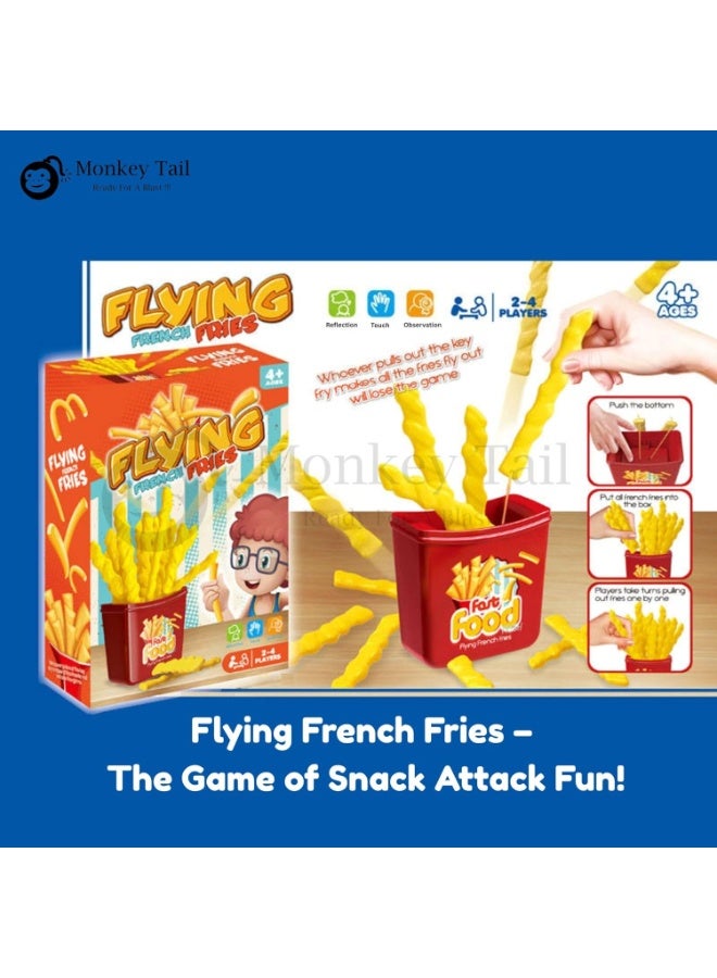 MONKEYTAIL Flying French Fries Popping Game | Funny Family Board Game | Fast Reaction Game for 2–4 Players - Image 5